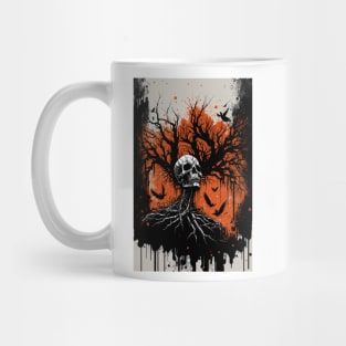 Haunting Skeleton Tree Mug